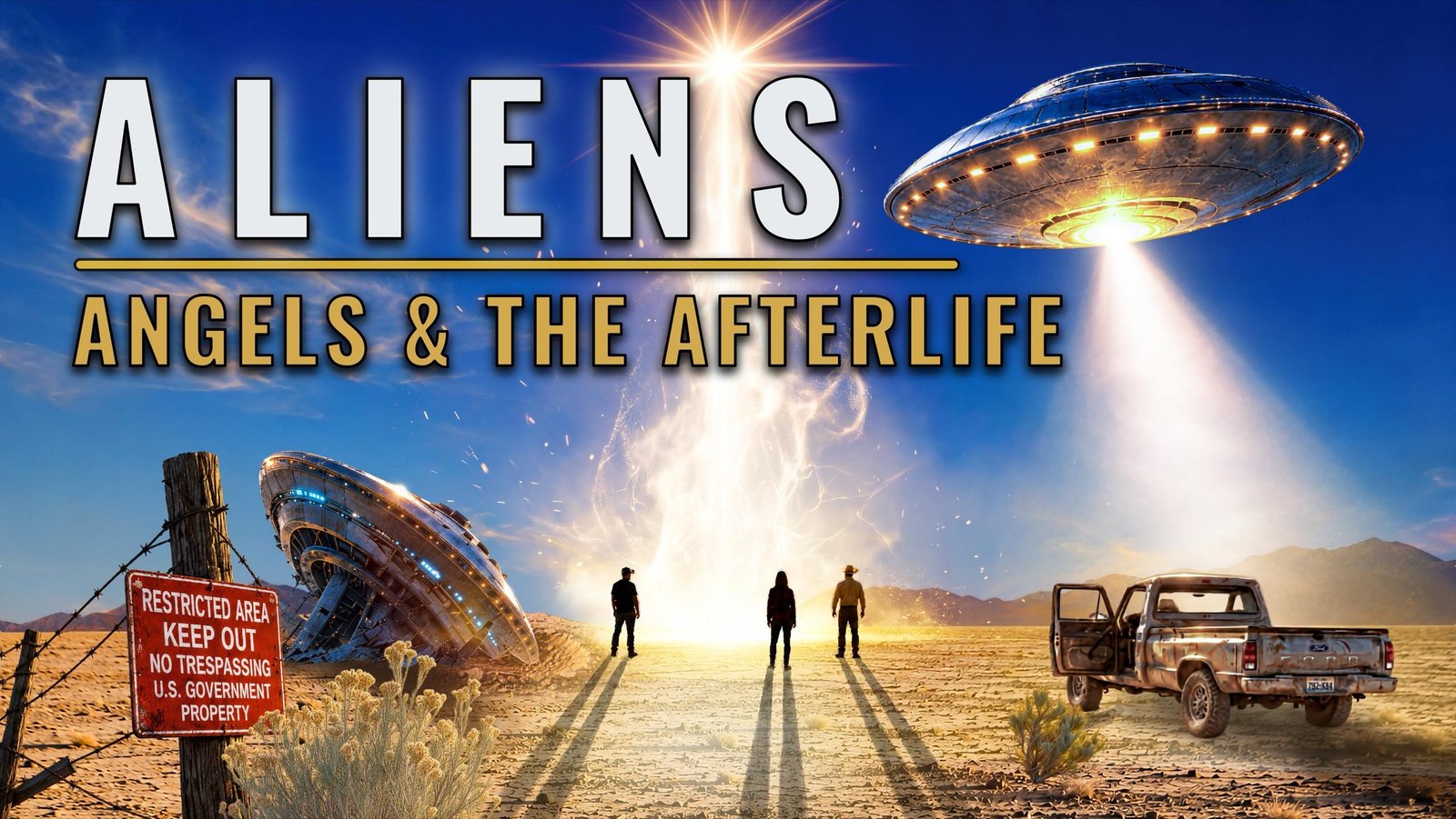 Aliens, Angels and the Afterlife key art poster